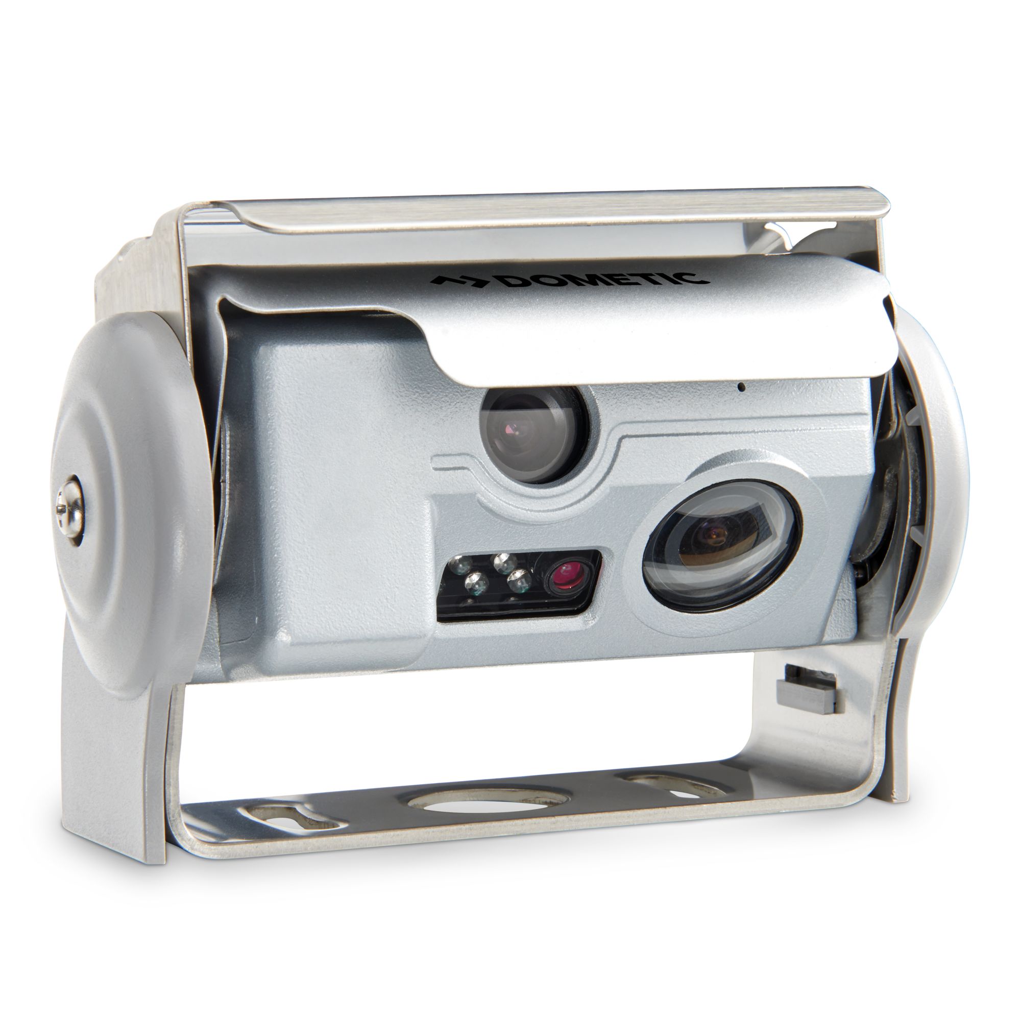 Dometic PerfectView CAM 44, Twin Camera with shutter, silver, 140° wide-angle