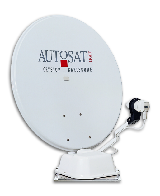 Crystop Autosat Light S65 Satellite system, TWIN, 65 cm, with 1-button control unit
